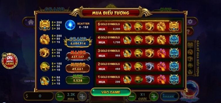 Tựa game Kho Báu Tứ Linh là tựa game cực hay